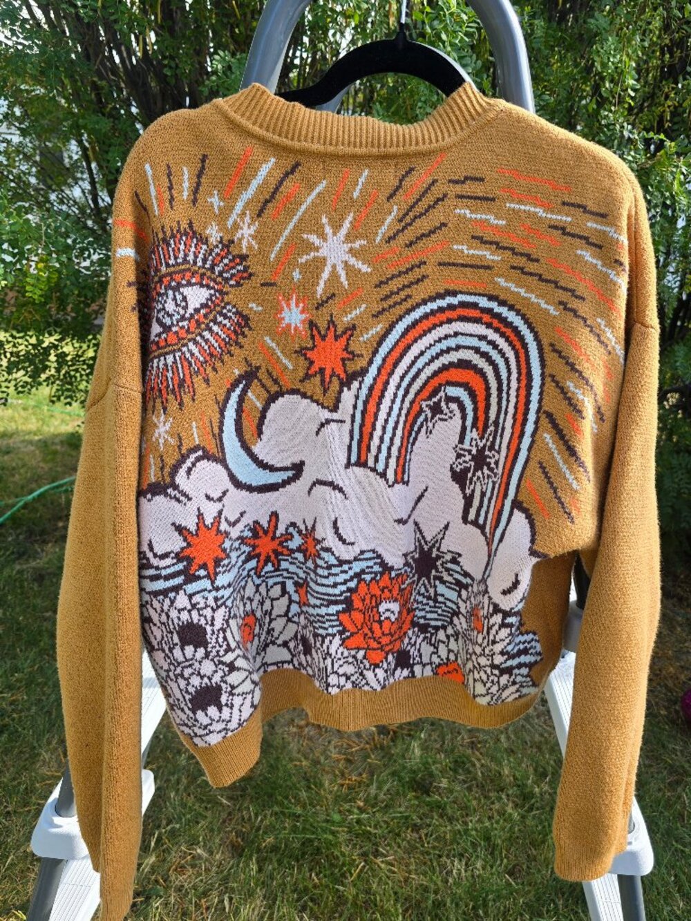 Spiritual Gangster Mystic Rainbow Eye Sweater